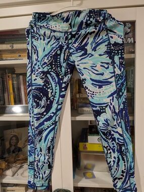 Lilly Pulitzer Blue & Aqua Printed Jeggings
